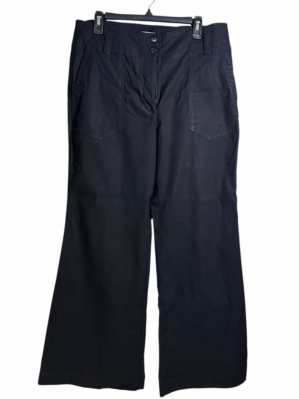 Anthropologie Maeve The Naomi Wide Leg Black Pants US 16 - Picture 4 of 6
